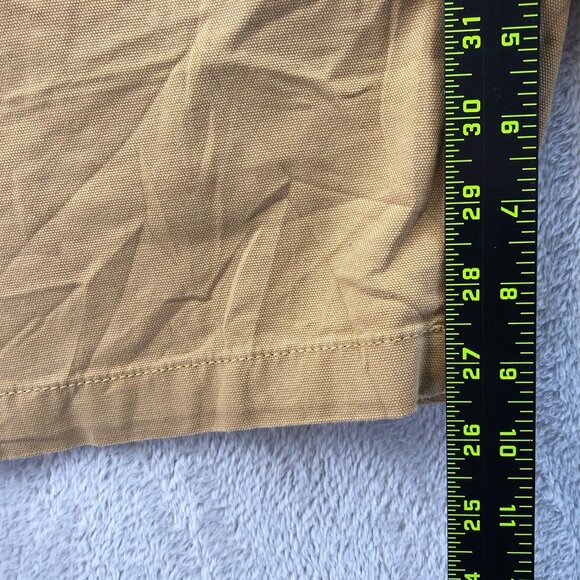 Carhartt Men's Work Shorts Size 34 Rugged Flex Relaxed Canvas Khaki Tan Casual - Picture 8 of 16